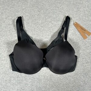 SKIMS Smoothing Intimates‎ Full Coverage Lightly Lined Bra Onyx Size 34B NEW NWT